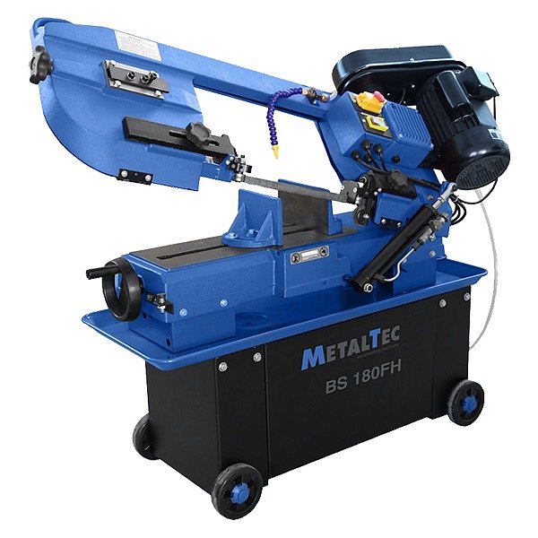 MetalTec BS 180FH (220W) Ленточнопильный станок по металлу (Ø до 180 мм, полотно 19 мм, 0-45 поворот тисков)