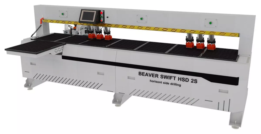 Торцевой сверлильно-присадочный центр с ЧПУ Beaver SWIFT HSD 4S