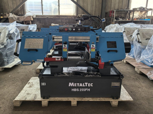 MetalTec HBS 255FH (380W) Ленточнопильный станок по металлу (Ø до 254 мм, полотно 27 мм, 0 - 45 поворот тисков)